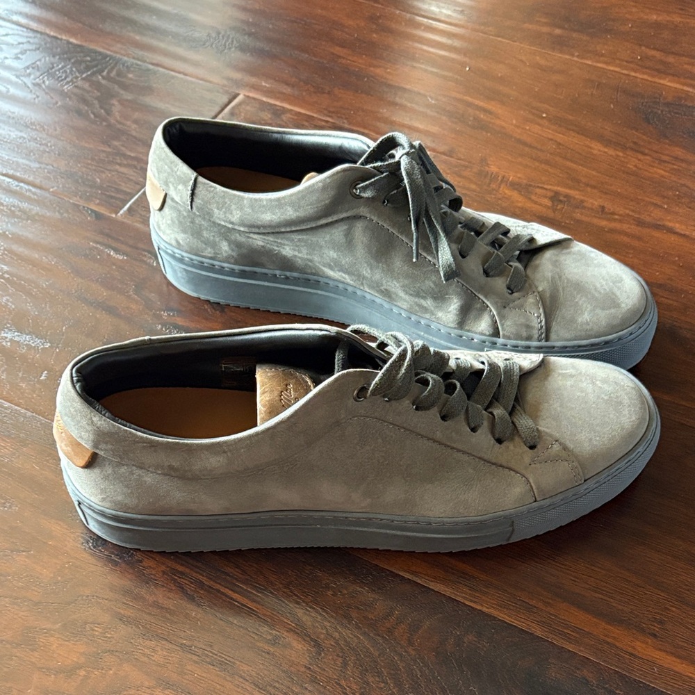 Gray Suede Men's Sneakers